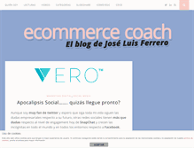 Tablet Screenshot of ecommercecoach.es